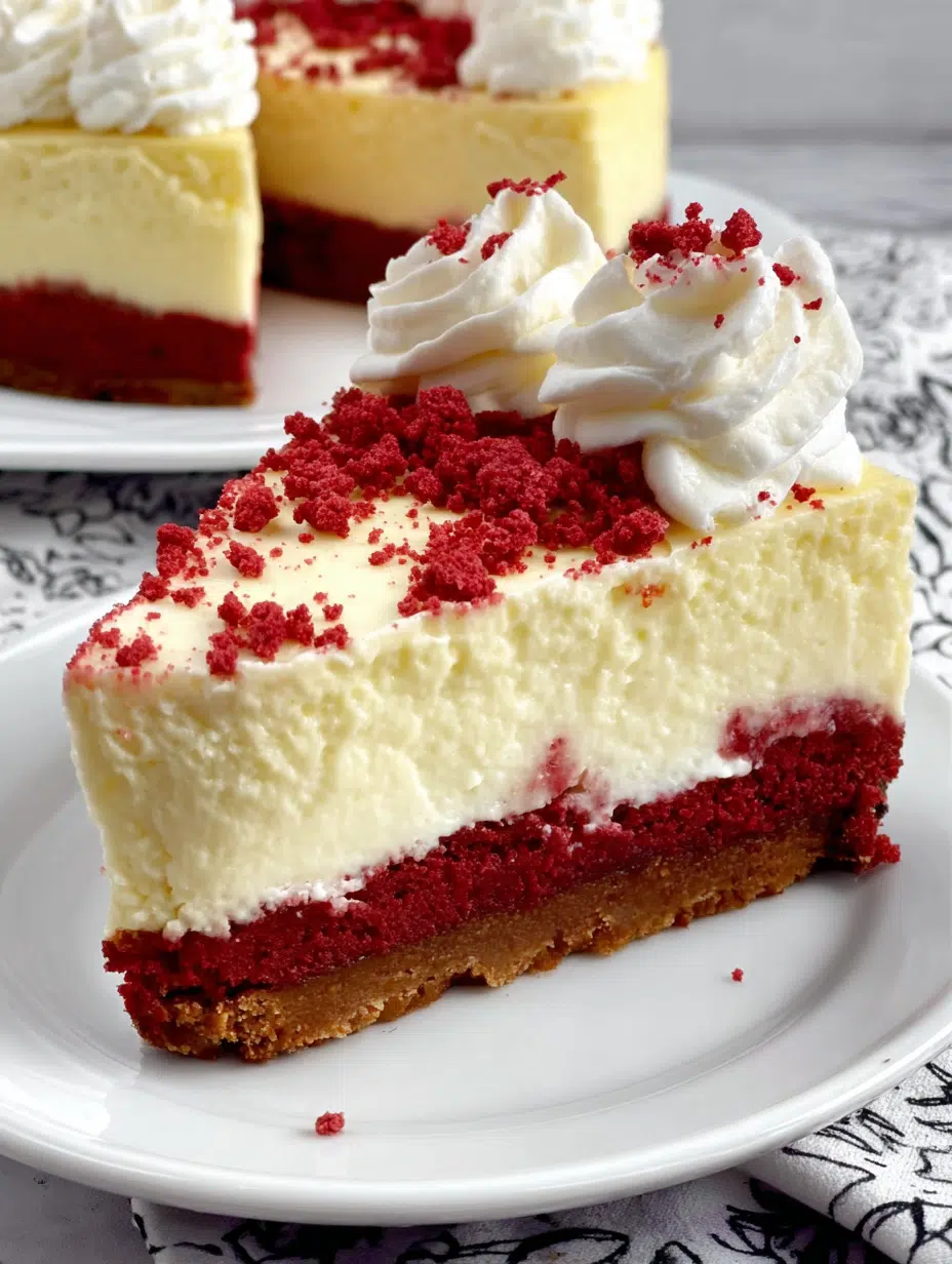 Red Velvet Cheesecake: Discover the Alluring Recipe! 2 Red Velvet Cheesecake
