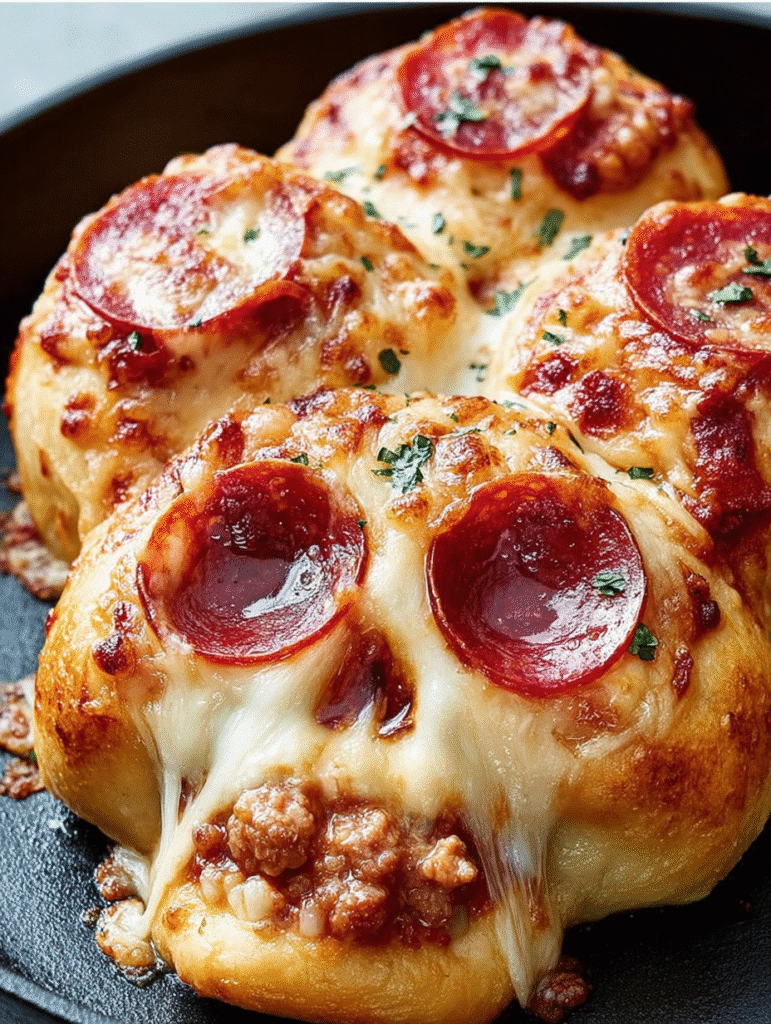 Spooky Halloween Pizza Skulls: Create Fun Edible Treats! 5 Spooky Halloween Pizza Skulls