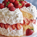 Strawberry Angel Cake