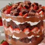 Strawberry Brownie Chocolate Trifle: A Delightful Dessert! 6 Strawberry Brownie Chocolate Trifle