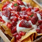 Strawberry Cheesecake Nachos Box: A Delicious Twist! 6 Strawberry Cheesecake Nachos Box
