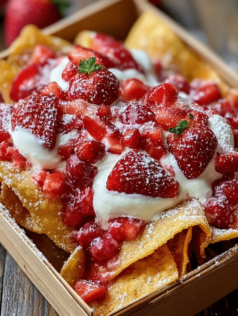 Strawberry Cheesecake Nachos Box: A Delicious Twist! 5 Strawberry Cheesecake Nachos Box
