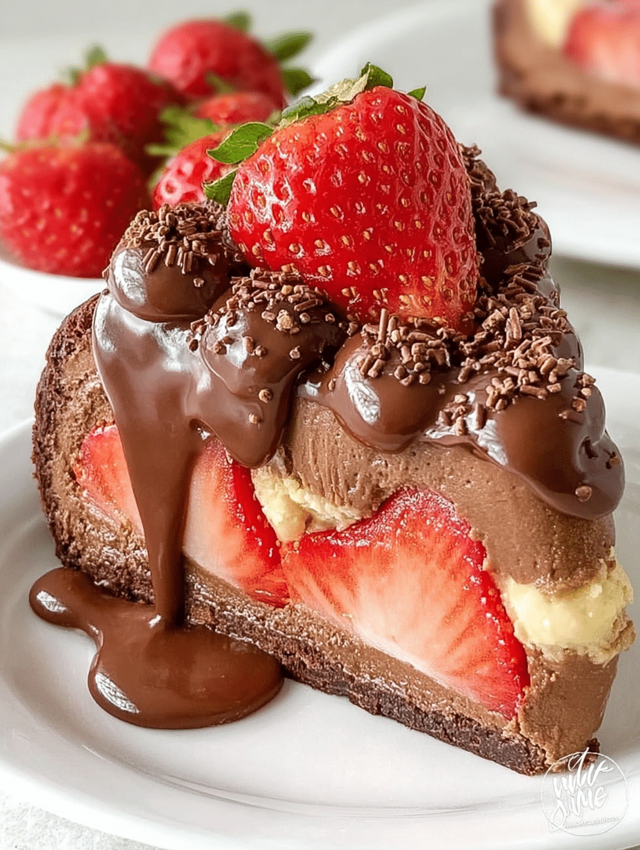 Strawberry Chocolate Dream Cake