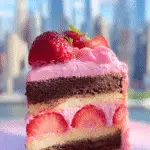 Strawberry Chocolate Swirl Layer Cake: Indulge in Bliss! 3 Strawberry Chocolate Swirl Layer Cake