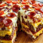 Ultimate Stuffed Layered Pizza Pie: A Delicious Delight! 6 Ultimate Stuffed Layered Pizza Pie