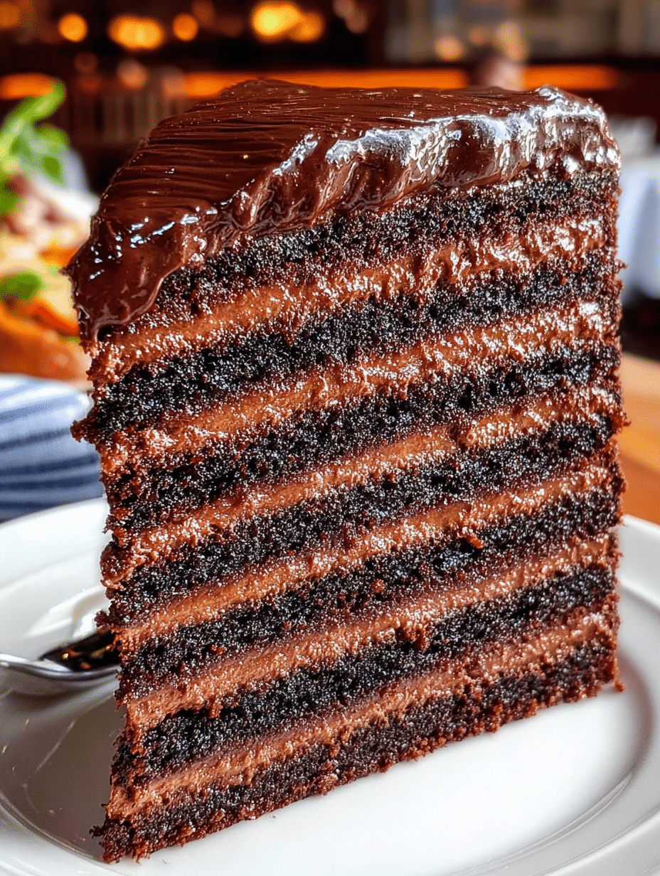24-Layer Midnight Chocolate Indulgence Cake unveiled! 2 24-Layer Midnight Chocolate Indulgence Cake