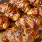 Bacon-Wrapped Garlic Parmesan Chicken: A Delicious Recipe! 6 Bacon-Wrapped Garlic Parmesan Chicken