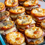 Baked Ham & Swiss Cracker Melts: Your New Snack Delight! 3 Baked Ham & Swiss Cracker Melts