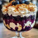 Blueberry Cheesecake Trifle Delight