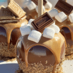CAMPFIRE S’MORES CARAMEL APPLES