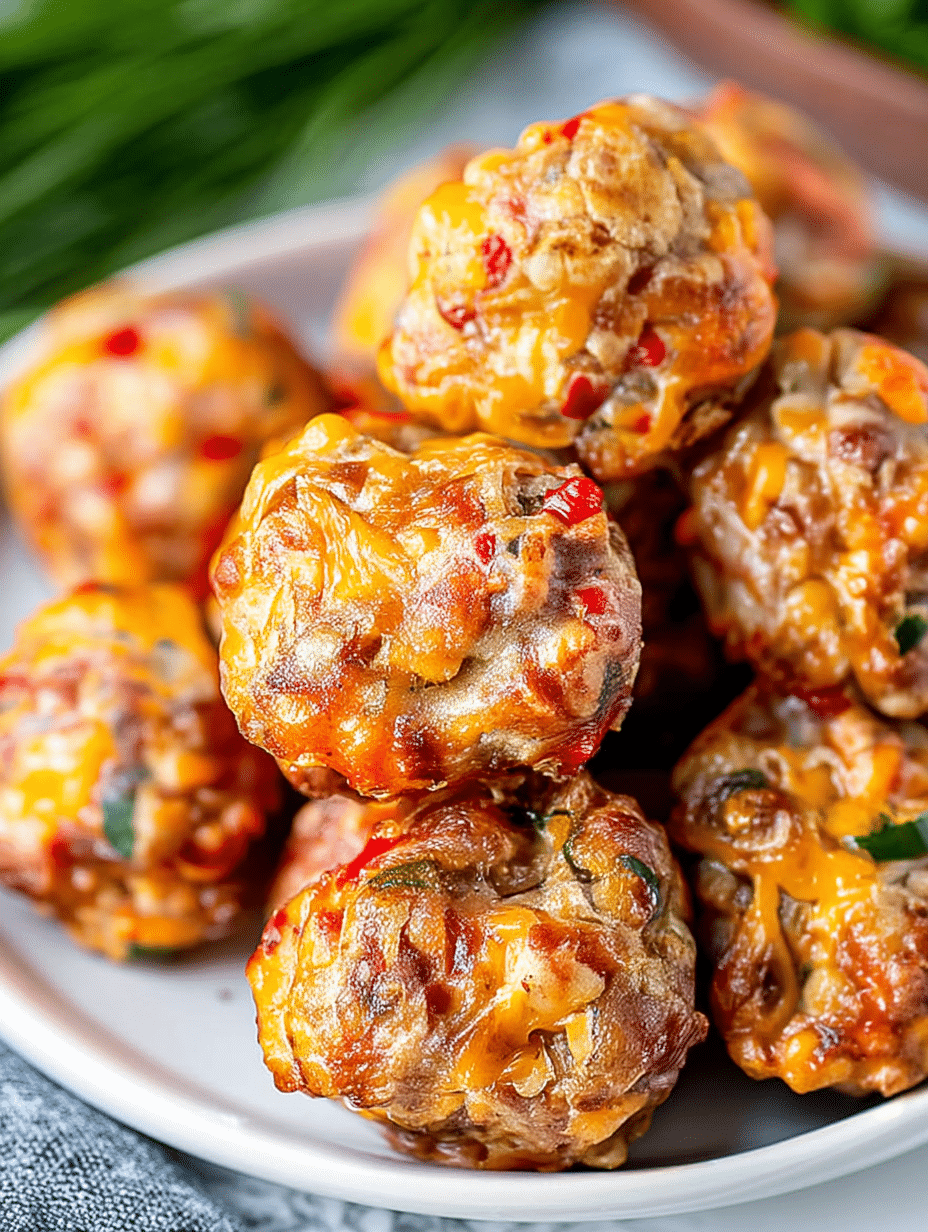 Cheesy Sausage Balls