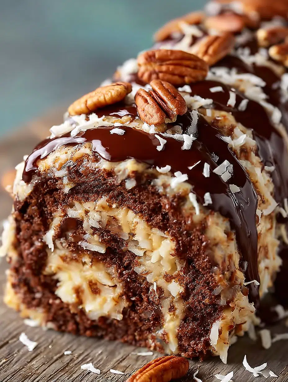 German Chocolate Cake Roll: A Delicious Recipe to Try! 4 German Chocolate Cake Roll