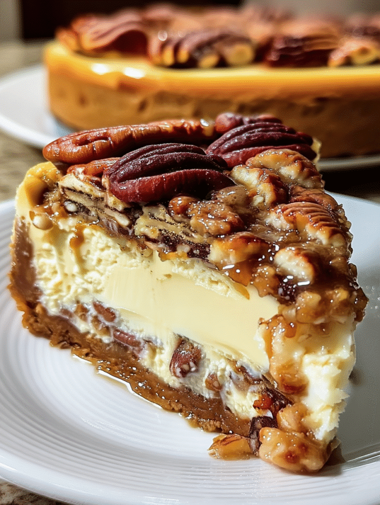 Kentucky Derby Pecan Pie Cheesecake