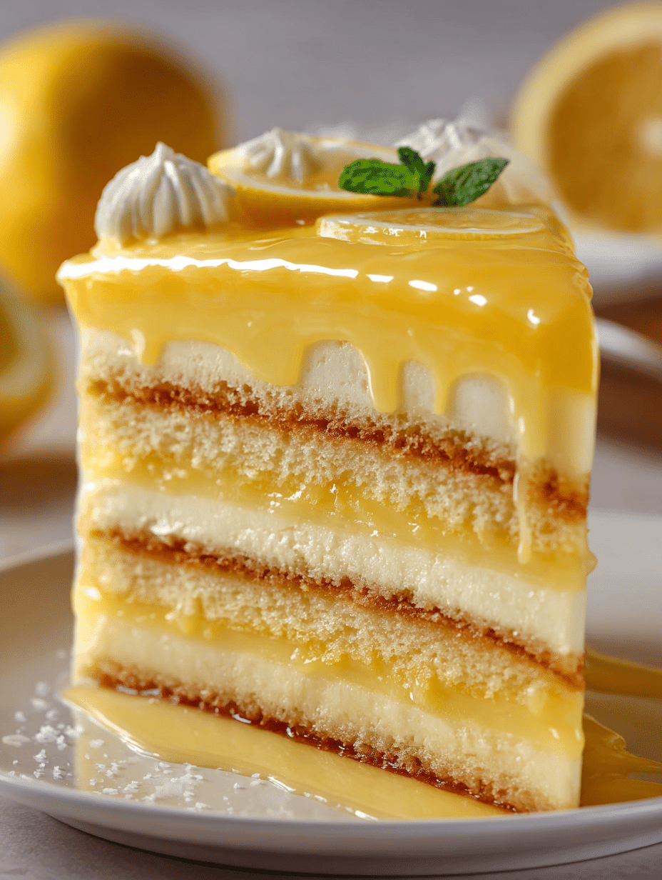 Lemon Custard Cake