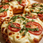 Mini Margherita Cottage Cheese Pizzettas are easy snacks! 3 Mini Margherita Cottage Cheese Pizzettas