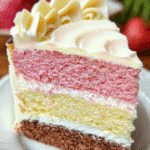 Neapolitan Layer Cake: Indulge in a Taste Sensation! 3 Neapolitan Layer Cake