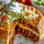 Pillsbury Crescent Roll Taco Bake: A Quick Delight! 3 Pillsbury Crescent Roll Taco Bake