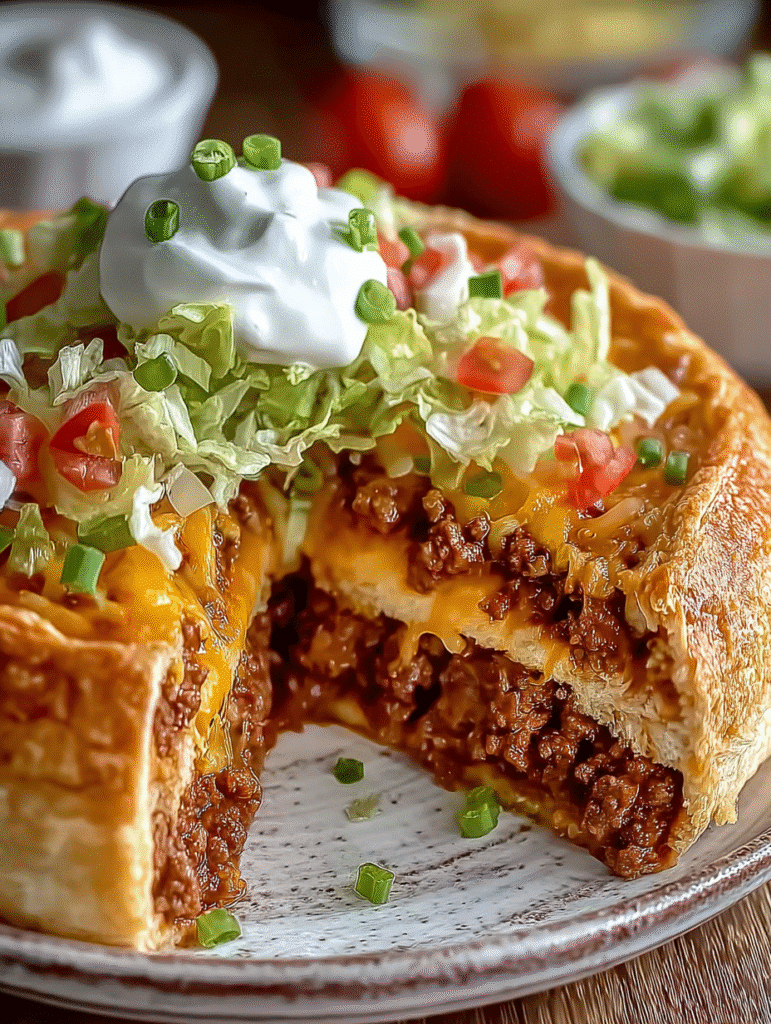 Pillsbury Crescent Roll Taco Bake