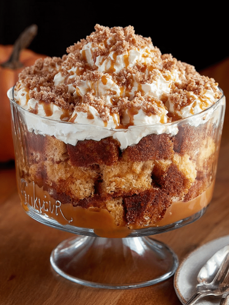 Pumpkin Toffee Crunch Trifle