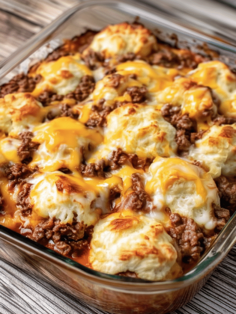 Sloppy Joe Bubble-Up Bake