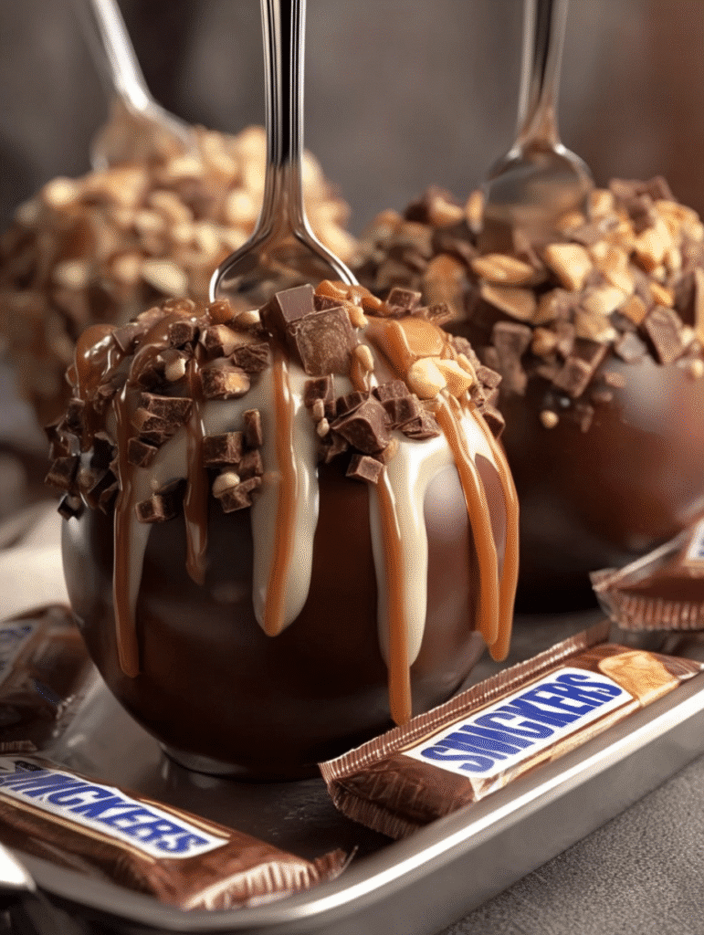 Snickers Explosion Candy Apples