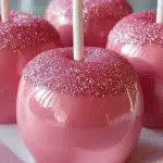 Strawberry Crème Savers Candy Apples: A Sweet Delight! 3 Strawberry Crème Savers Candy Apples