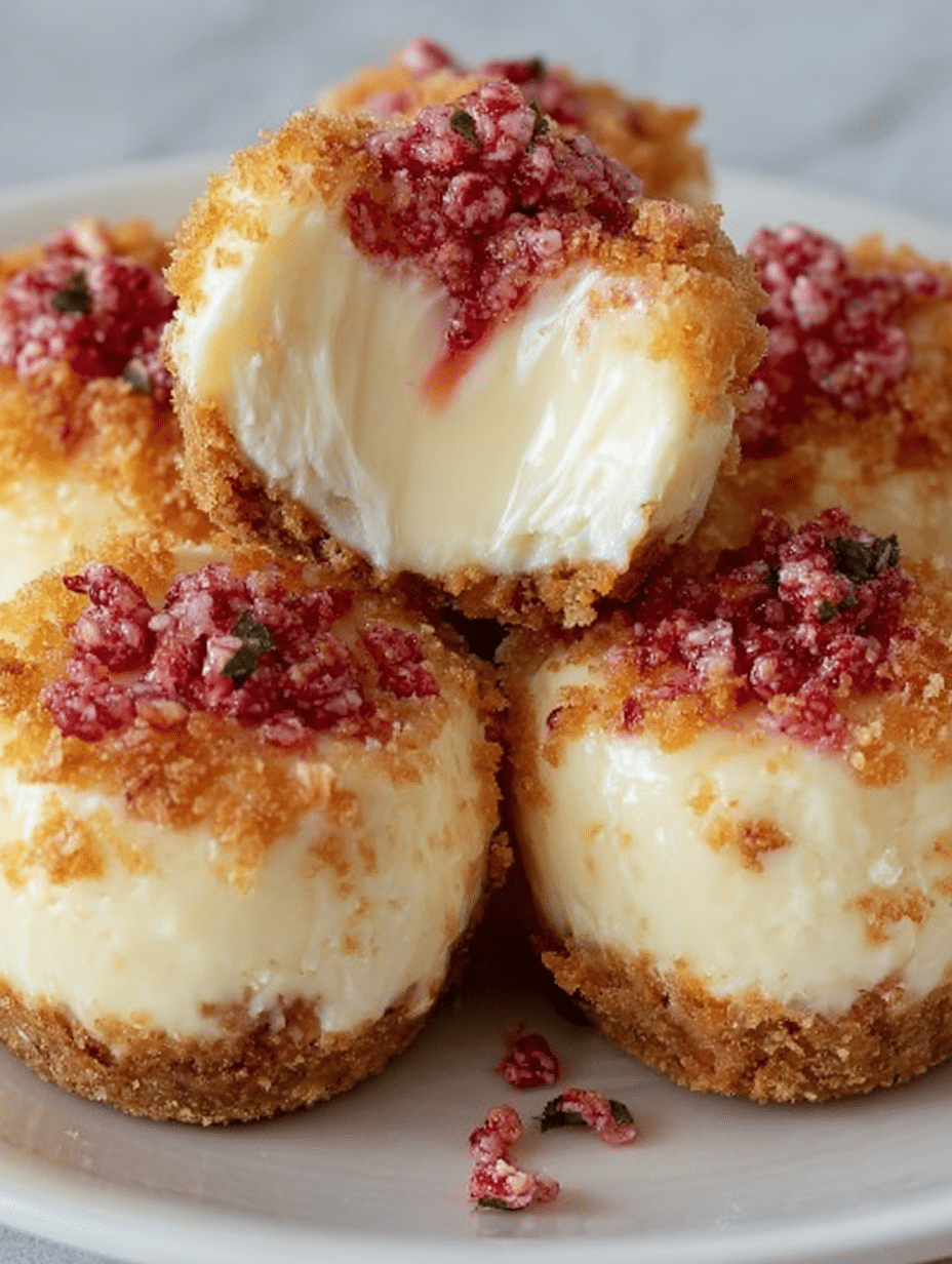 Strawberry Crunch Cheesecake Bites: A Sweet Delight! 4 Strawberry Crunch Cheesecake Bites