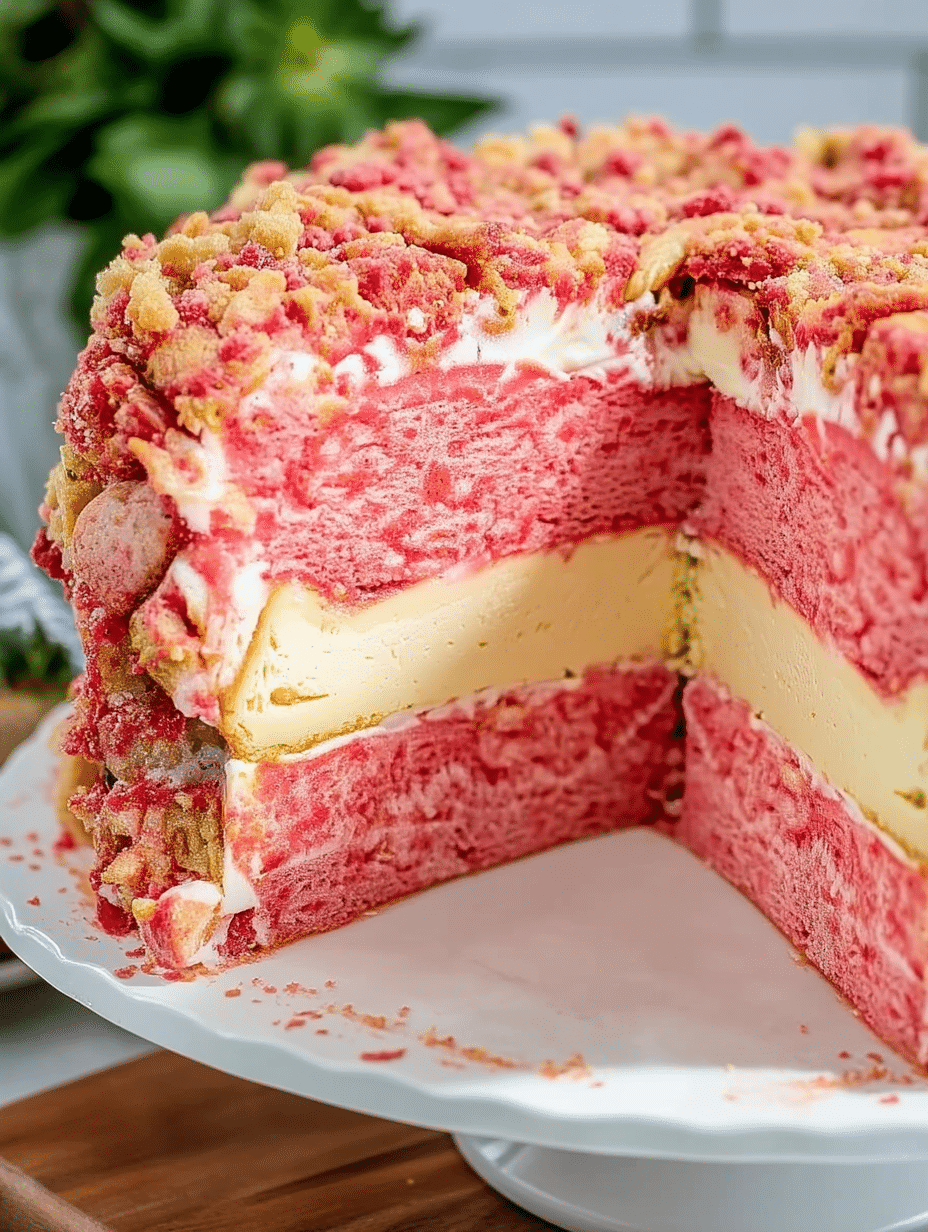 Strawberry Crunch Ice Cream Cake: A Delicious Delight Awaiting You! 2 Strawberry Crunch Ice Cream Cake