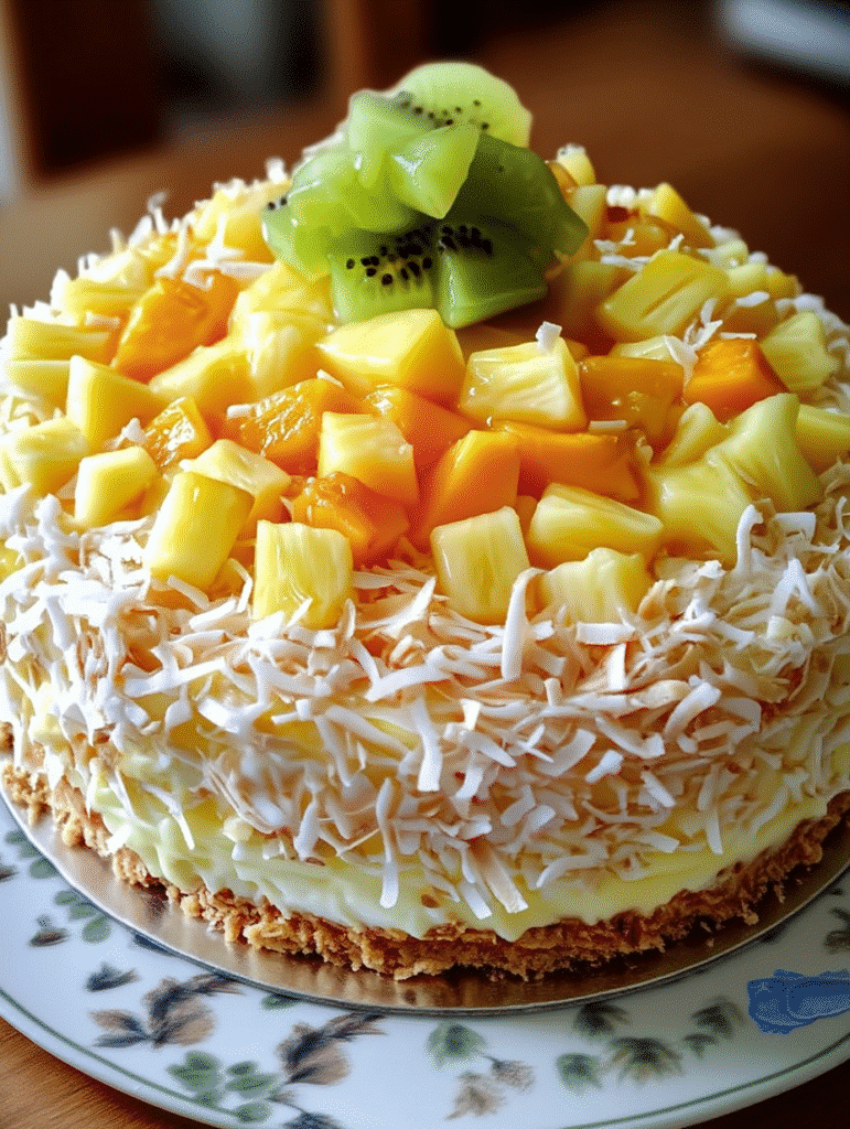 Tropical Coconut Dream Cake