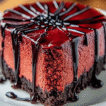 Vampire Bite Red Velvet Cheesecake: A Spooky Delight! 3 Vampire Bite Red Velvet Cheesecake