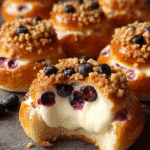 Blueberry Cream Cheese Brioche Buns that Wow Your Taste Buds! 3 Blueberry Cream Cheese Brioche Buns