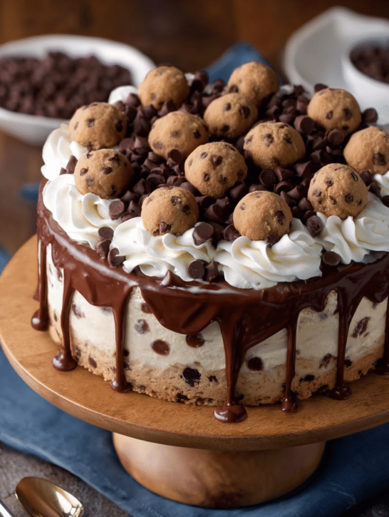 Chocolate Chip Cookie Dough Dream Cake 1