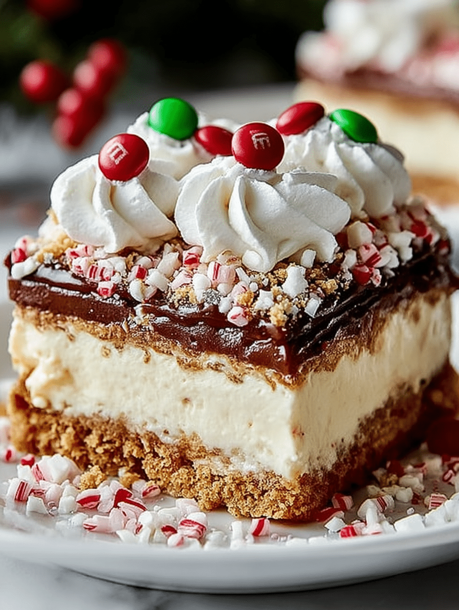 Christmas Crunch Layered Dessert Bars