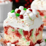 Christmas Marshmallow Poke Cake