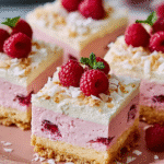 Creamy Raspberry Coconut Bars