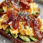 Crispy Bacon & Creamy Avocado Egg Toast: Try It Now! 3 Crispy Bacon & Creamy Avocado Egg Toast