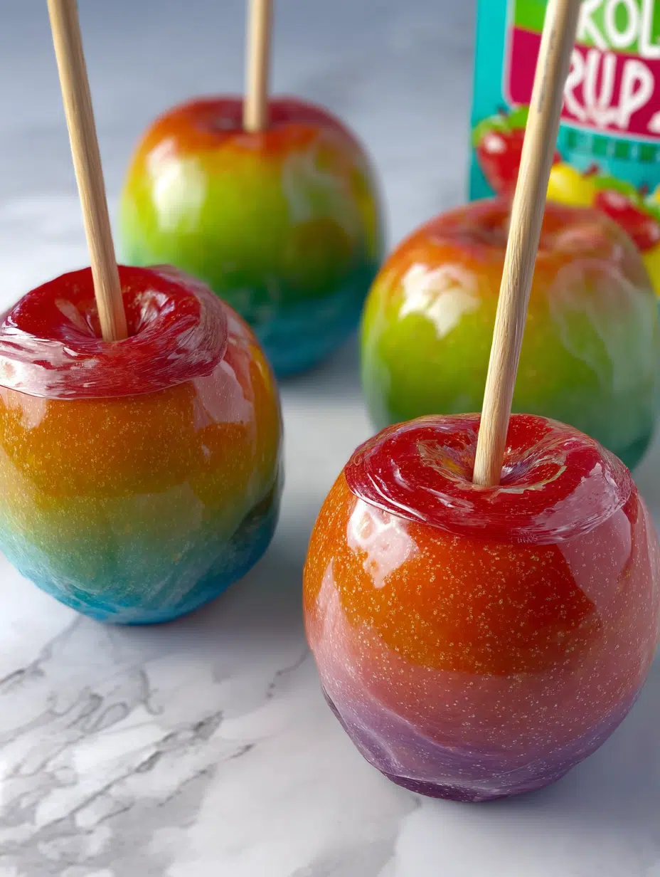 Fruit Roll-Up Candy Apples (No-Cook TikTok Method)