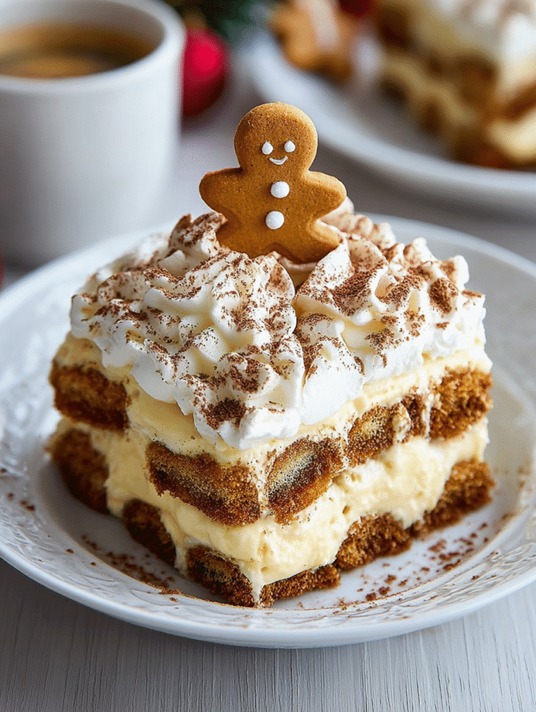 Gingerbread Tiramisu