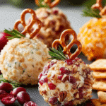 HOLIDAY ORNAMENT CHEESE BALLS that Wow Guests Fast! 3 HOLIDAY ORNAMENT CHEESE BALLS