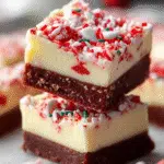 Peppermint Holiday Fudge