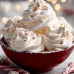 Peppermint Snow Meringue Bites