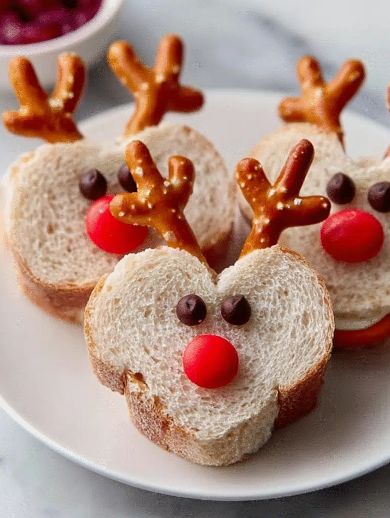 Rudolph Reindeer Sandwich Bites: Easy Festive Fun Today!