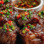 Sticky Garlic Soy Braised Short Ribs