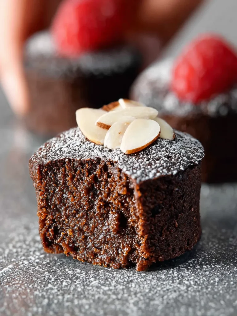 Chocolate Financiers (fudgy almond cakes) First Image