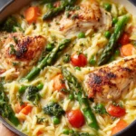 Spring Veggie Chicken Orzo : A Light, Comforting One-Pot Wonder First Image
