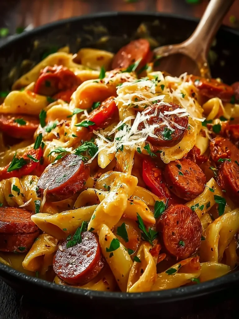 One Pot Kielbasa Pasta First Image