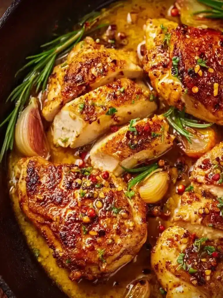 Skillet Garlic Butter Chicken First Image