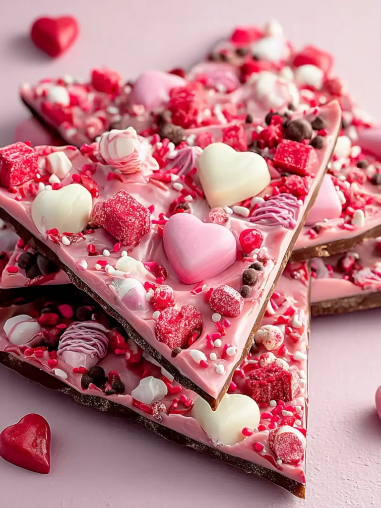 Irresistible Valentine’s Day Chocolate Bark Recipe First Image