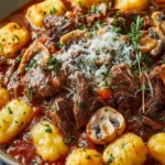 Beef Ragu with Parmesan Gnocchi: Indulgent Comfort in Every Bite 9 Beef Ragu with Parmesan Gnocchi & Mushrooms First Image