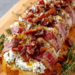 Million Dollar Beef Bacon Goat Cheese Log First Image